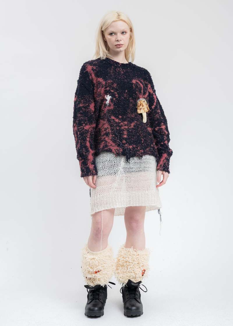 T*S様 doublet RECYCLE COTTON BLEACHED PUL Doublet RECYCLE COTTON BLEACHED Pullover - Dark Navy | Garmentory