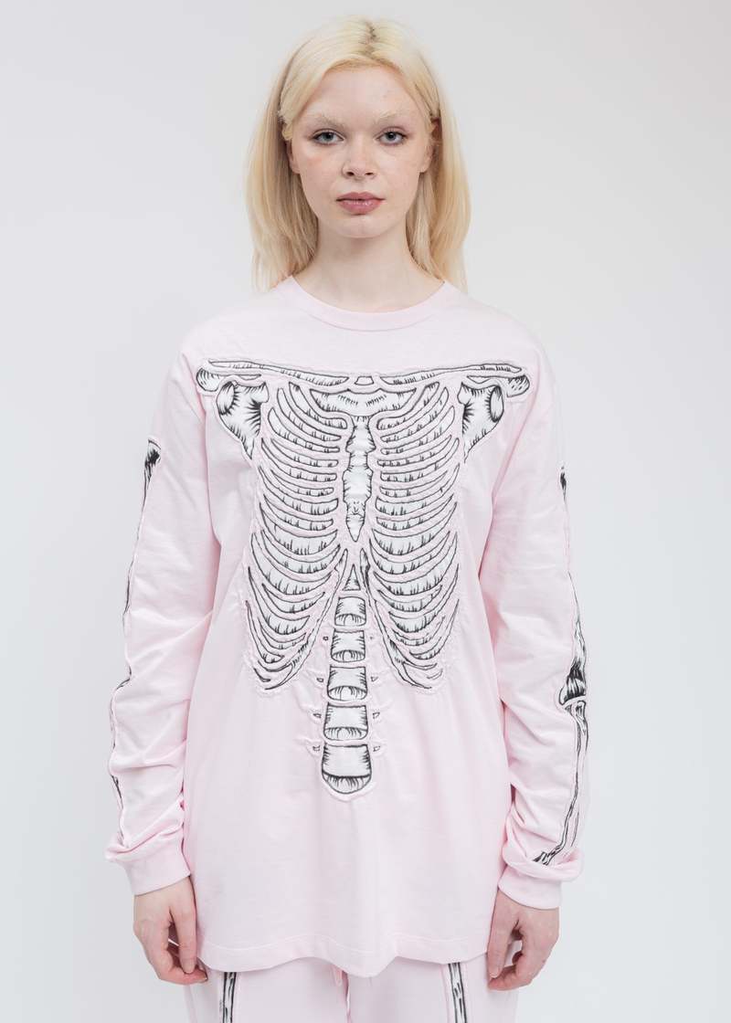 トップス doublet EMBROIDERY THERMAL SHIRT 20SS doublet BITING EMBROIDERY THERMAL SHIRT | 20SS24CS146