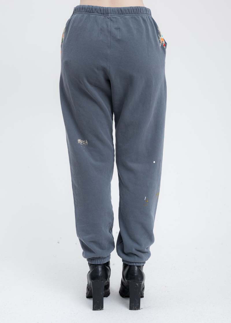 GALLERY DEPT. | FRENCH LOGO PAINTED スウェットパンツ GALLERY DEPT. French Logo Painted Sweater Pants - Grey