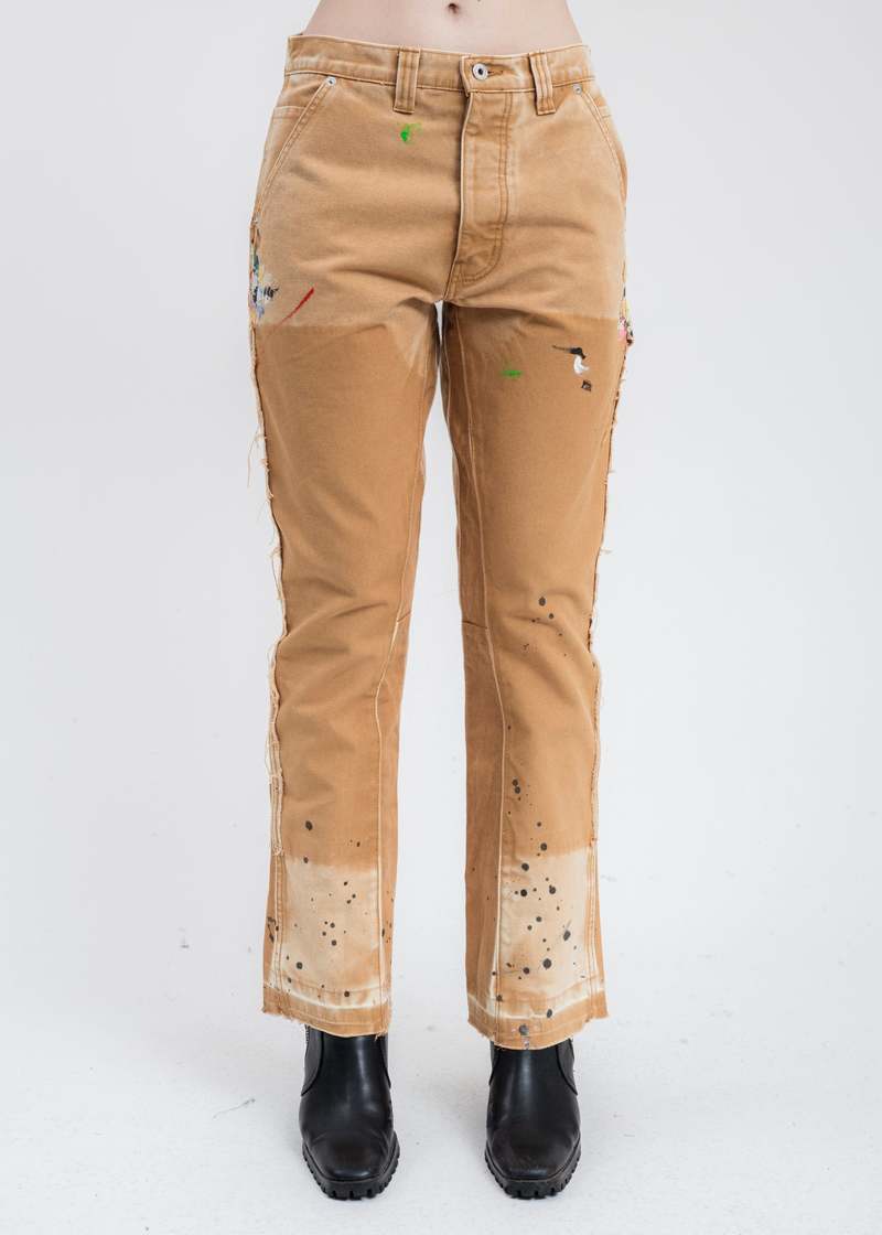 GALLERY DEPT. LA Flare Carpenter Pants - Tan | Garmentory 