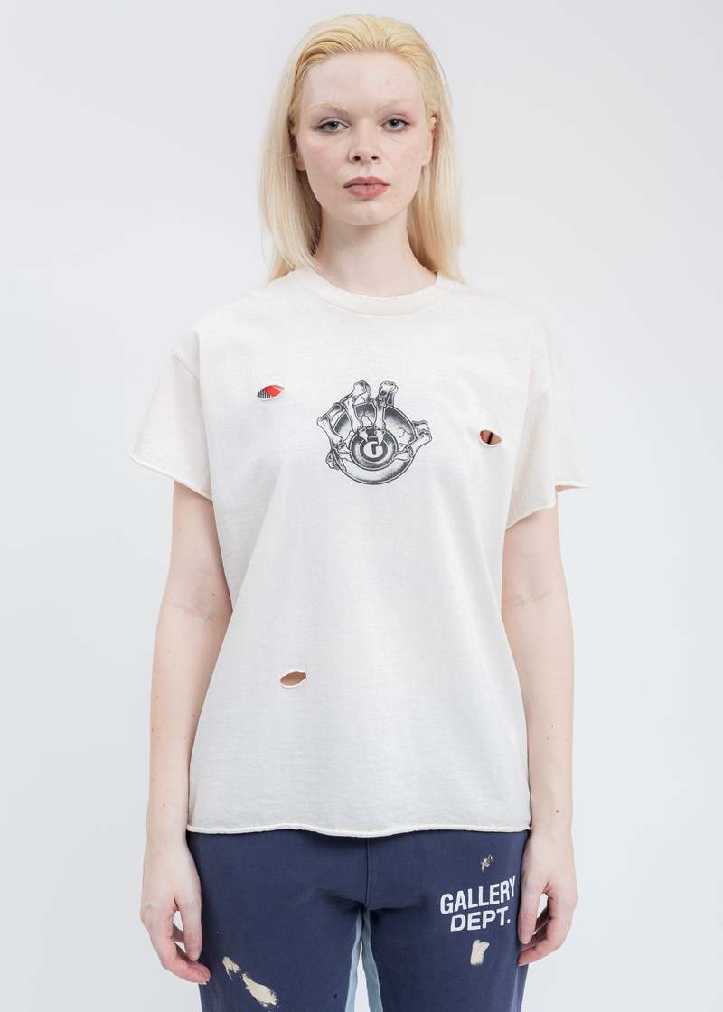 【GALLERY DEPT.】ATK Claw Tee Gallery Dept. ATK Claw T-shirt White Men's - US