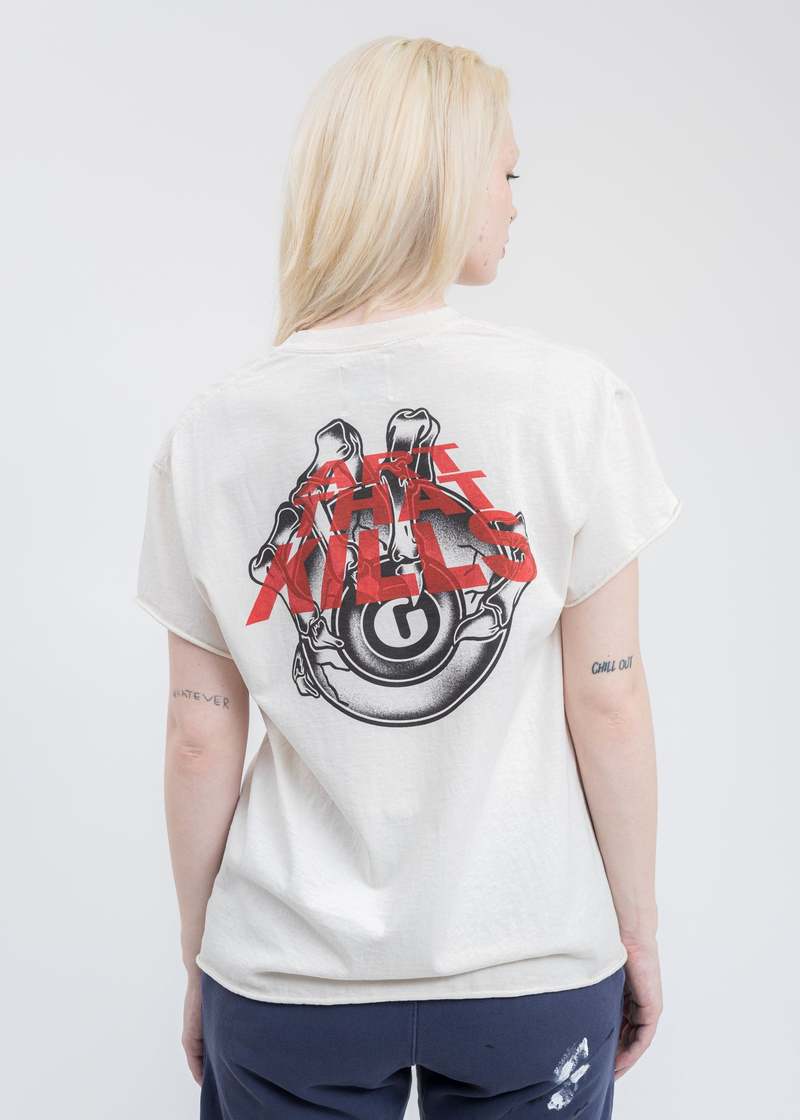 【GALLERY DEPT.】ATK Claw Tee Gallery Dept. Atk Claw T-shirt - White | Garmentory