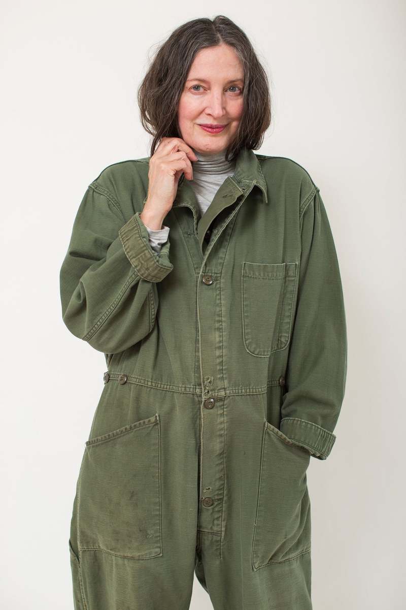 パンツ Dead Stock 80's US ARMY COVERALL OG-107 U.S. Army Olive Green Coveralls Type I Utility Mechanic