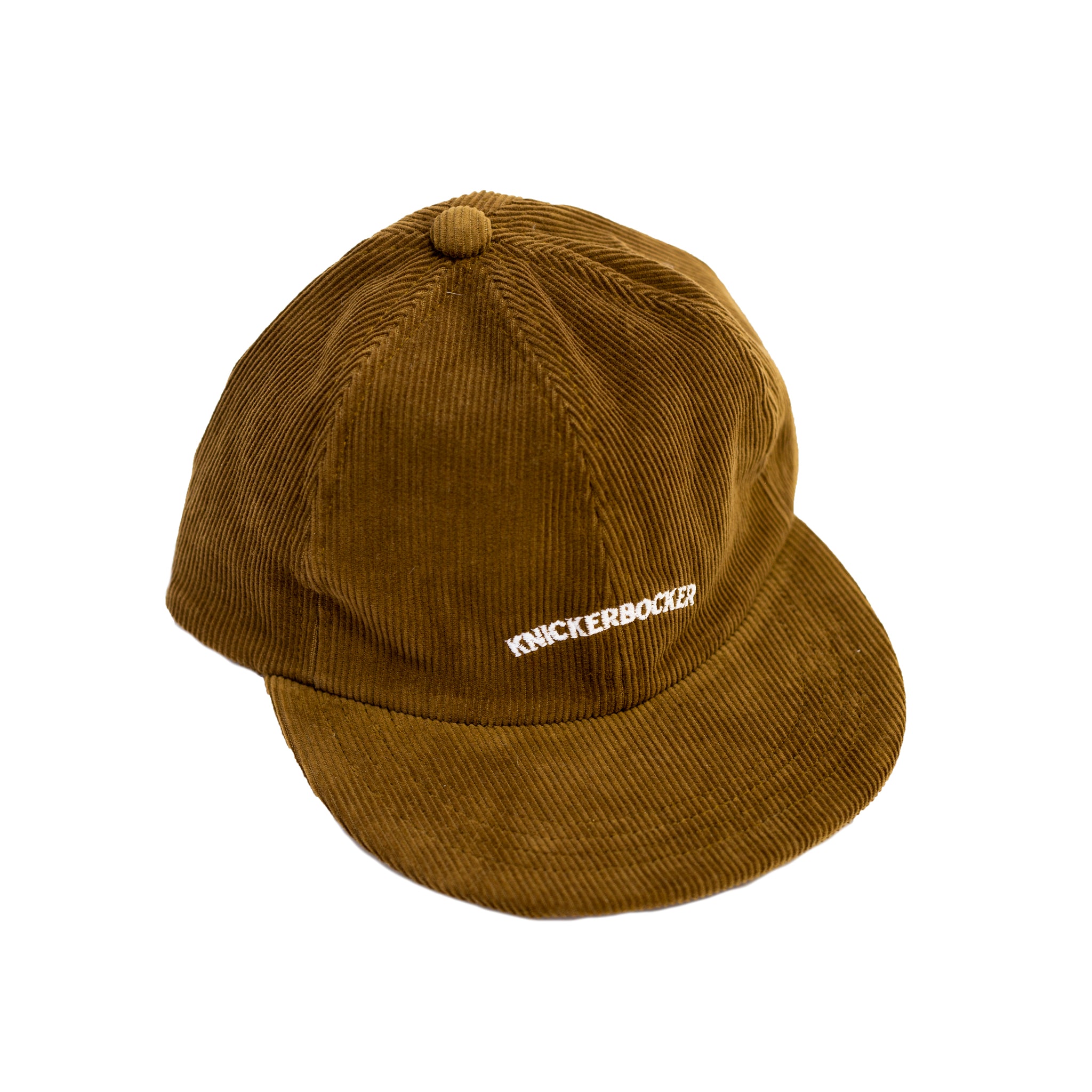 Knickerbocker Core Logo Corduroy Ball Cap - Brown | Garmentory