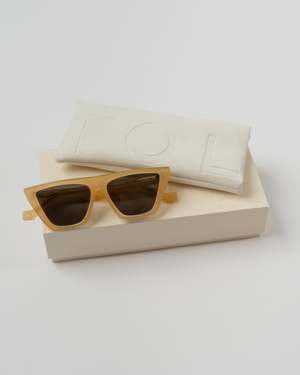 Tol Eyewear Trapezium Sunglasses - Honey | Garmentory display picture 1