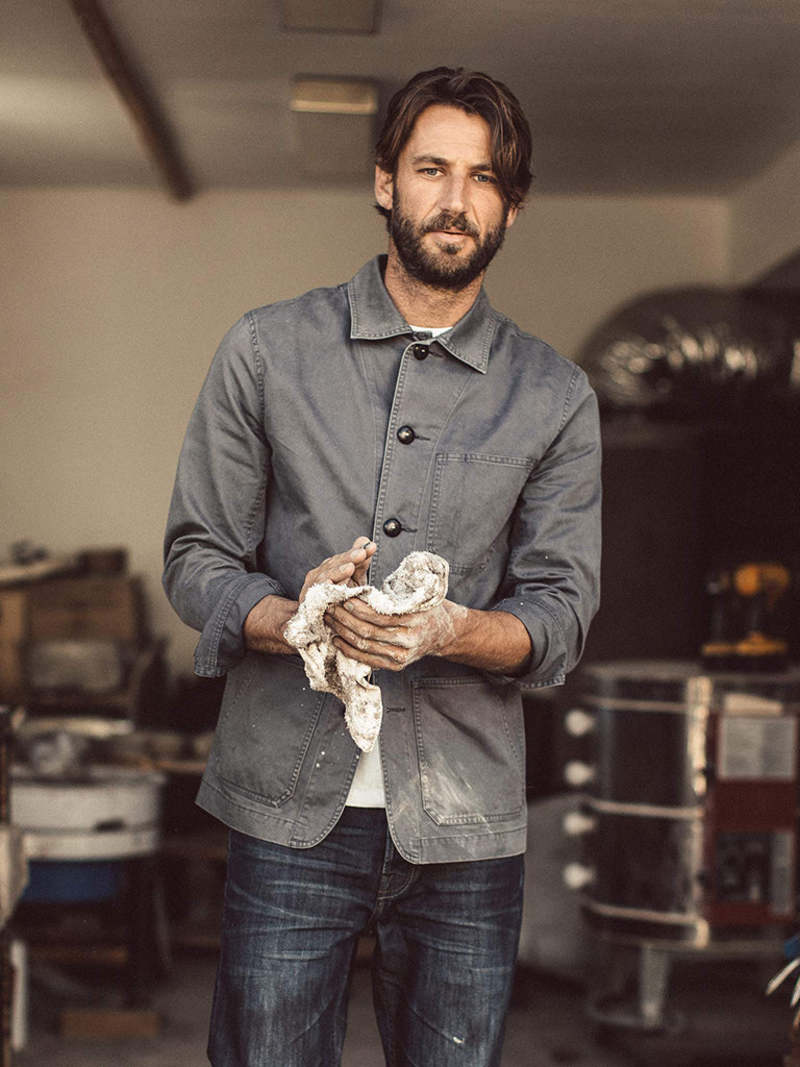 Ojai Jacket- Washed Charcoal | Garmentory