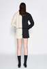 Aniela Parys Daisy Two Tone Waffle Jacket - White/Black - Thumbnail 4