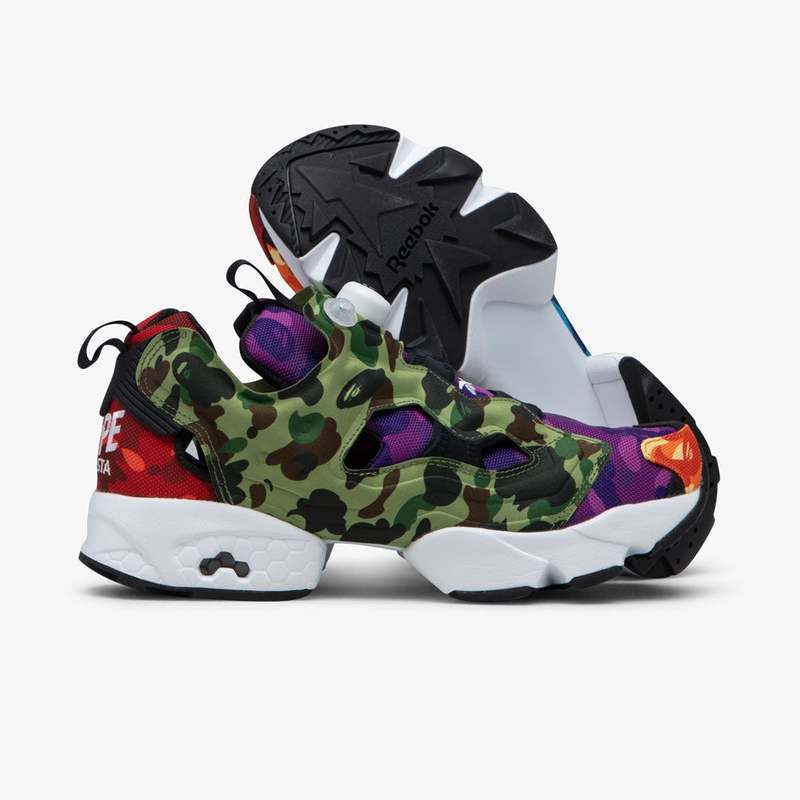 Reebok Instapump Fury ホワイト/ブラック　BAPE Buy Reebok A Bathing Ape x Mita x InstaPump Fury 'White