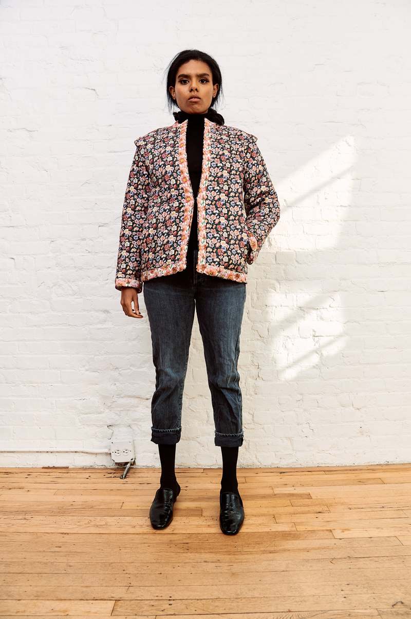 Sea NY Quilted Floral Jacket - Floral Multicolor | Garmentory
