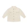 Kids The New Society Raw Denim Kids Overshirt - Vanilla - Thumbnail 1