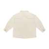 Kids The New Society Raw Denim Kids Overshirt - Vanilla - Thumbnail 2