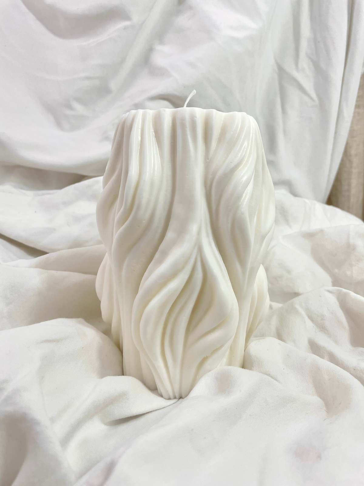 Ri-Ri-Ku NAMI CANDLE - AQUAMARINE/NEON GREEN - Image 1 of 2