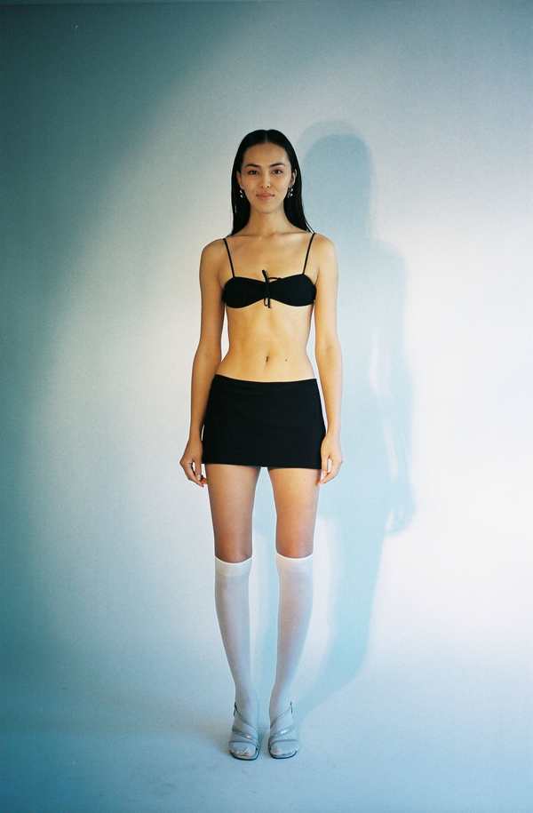 Maryam Nassir Zadeh Bisou Skirt - Black | Garmentory 