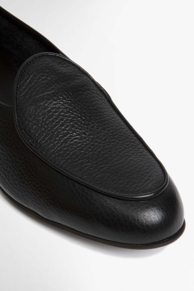 Jacques Soloviere Slippers Jacques Grain. Calf - Black