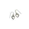 Mikel Grant Open Heart Dangles - Sterling Silver - Thumbnail 1