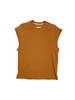 Sebastien Ami. Cut Off Tee - Khaki - Thumbnail 1