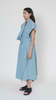 Issey Miyake Wrapped Coat - Light Blue - Thumbnail 3