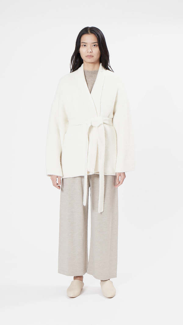 Lauren Manoogian Coto Cardigan - White | Garmentory