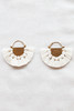Hazel Cox Lunar Earrings In Bone - Thumbnail 2