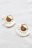 Hazel Cox Lunar Earrings In Bone - Thumbnail 3