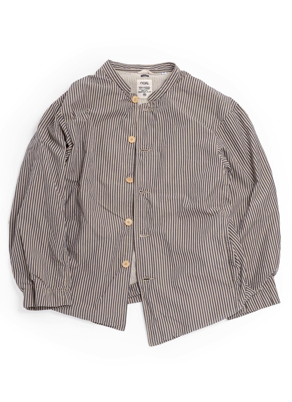 nanamica ss22- Band collar Stripe Jacket – nanamica NEW YORK