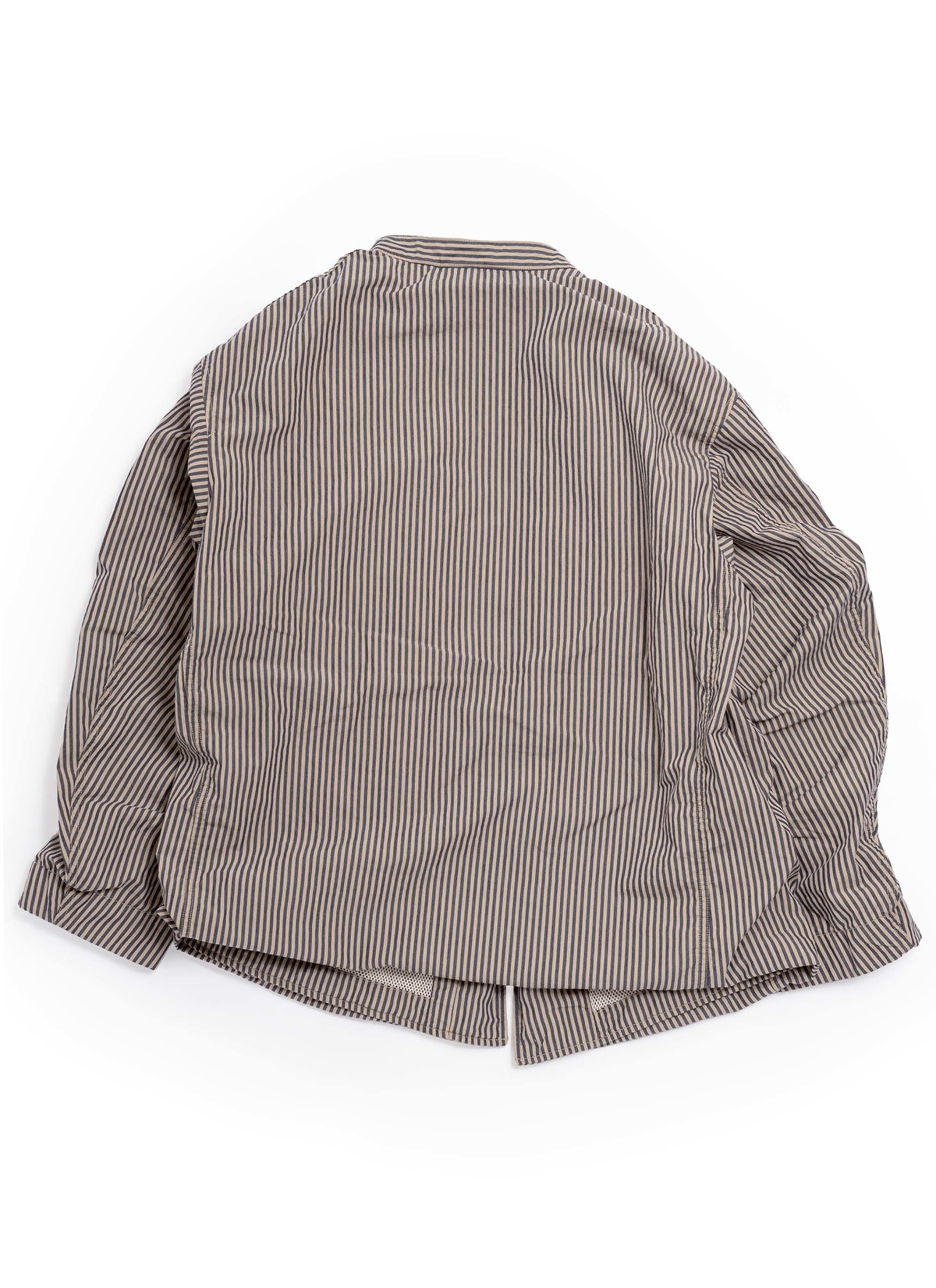 ナナミカ　nanamica Band Collar Stripe Jacket nanamica ss22- Band collar Stripe Jacket – nanamica NEW YORK