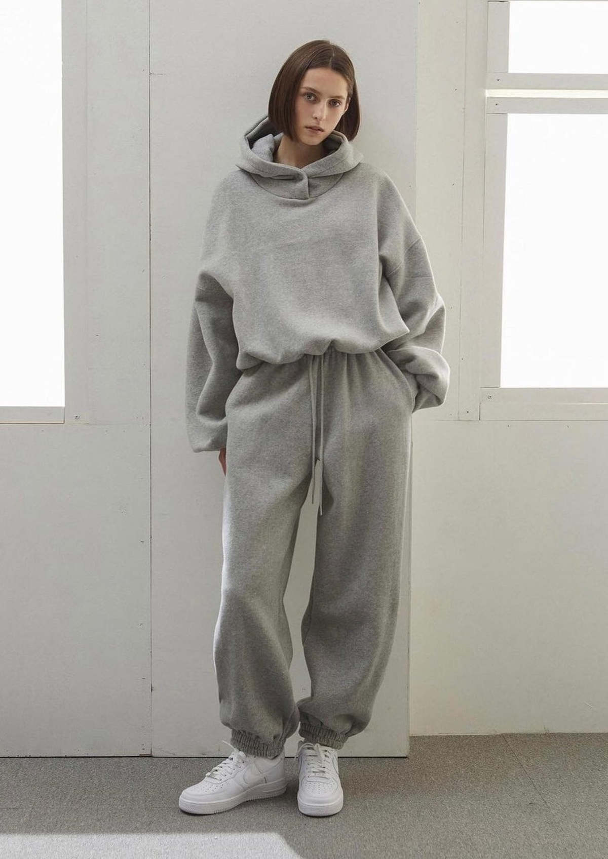 W A N T S Nova Hoodie and Sweatpants Set Gray