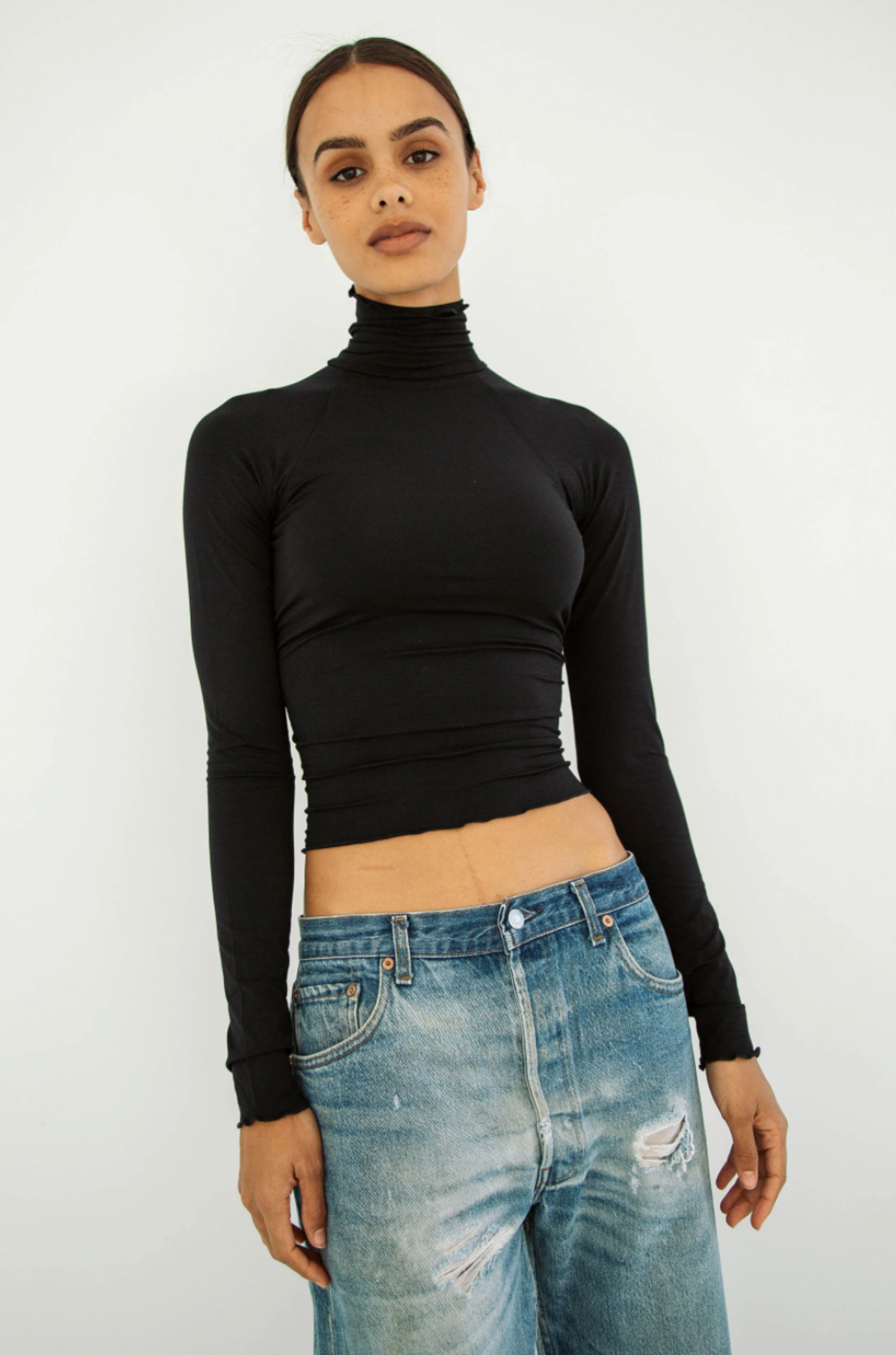 Line by K Margaux Top - Black - Image 1 of 4
