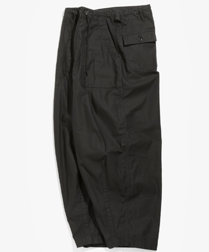 Needles H.D. Fatigue Pant - Black | Garmentory