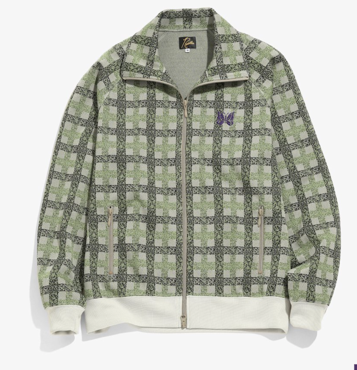 Needles Poly Jacquard Track Jacket - Plaid | Garmentory