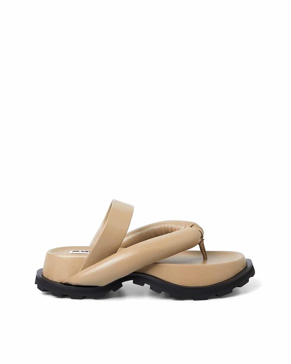 Jil-Sander---Leather-Sandals-