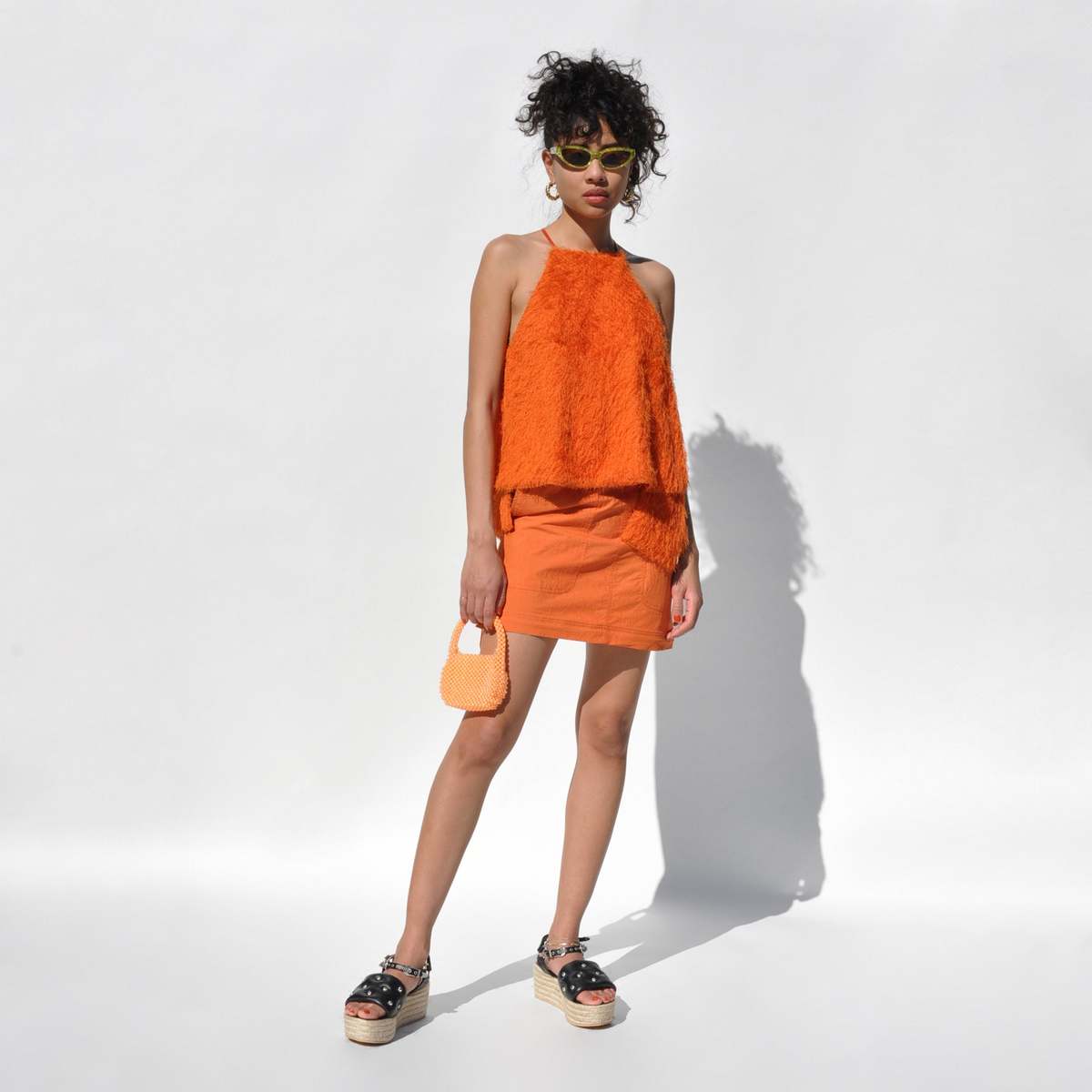 ECKHAUS LATTA Wisp Top - Orange | Garmentory