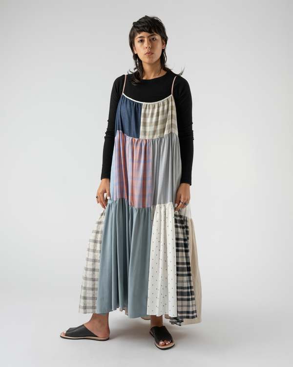 La Runion Patchwork Dress - multi | Garmentory