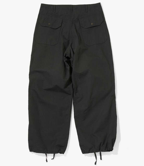 Engineered Garments Over Pant - Black Cotton Ripstop | Garmentory