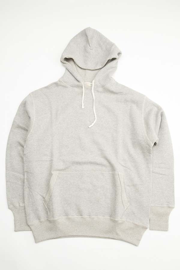 Warehouse & Co. Lot 450 Two-Needle Loopwheel Hoodie - Heather Grey