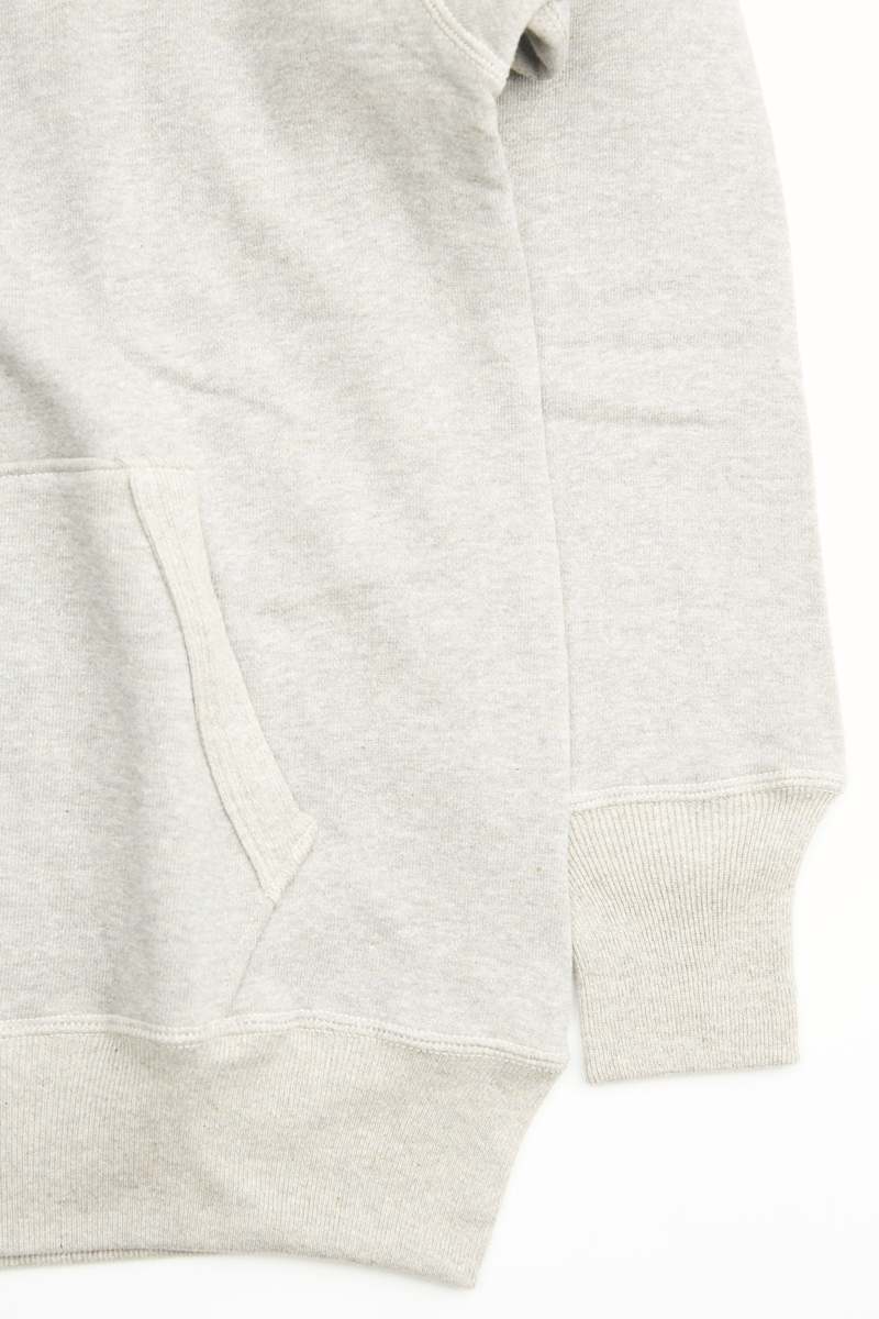 Warehouse & Co. Lot 450 Two-Needle Loopwheel Hoodie - Heather Grey