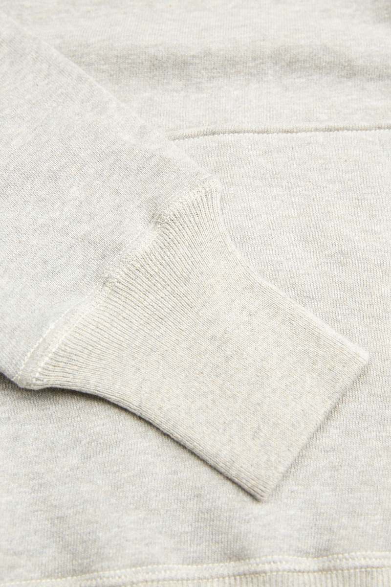Warehouse & Co. Lot 450 Two-Needle Loopwheel Hoodie - Heather Grey