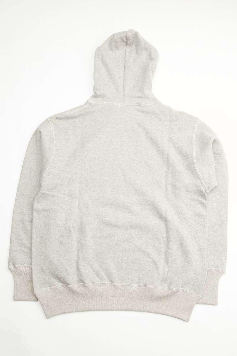 Warehouse & Co. Lot 450 Two-Needle Loopwheel Hoodie - Heather Grey