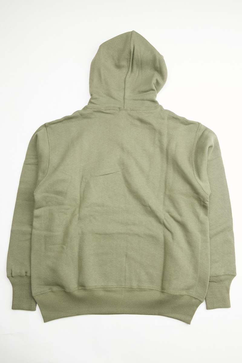 WAREHOUSE & CO. Lot 450 Two-Needle Loopwheel Hoodie - OD Green