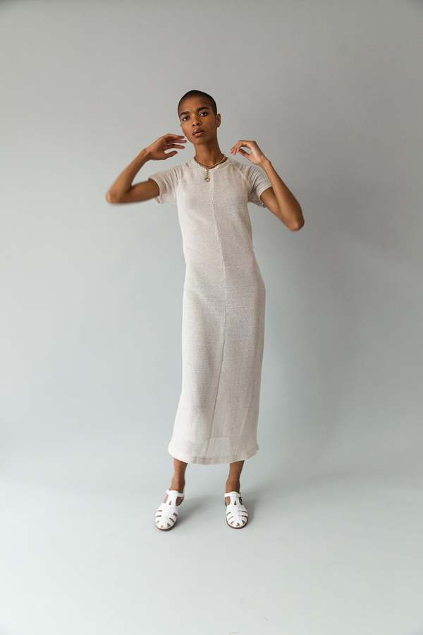 knee length dresses for ladies Mesh Mini Dress