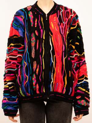 COOGI ヴィンテージ　ジップ　ニットジャケット 1990's Coogi Zip Up | Garmentory