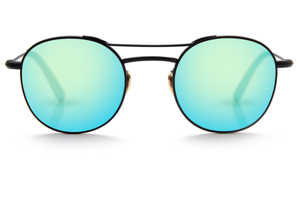Krewe du Optic Orleans Sunglasses in Matte Black + Marble  display picture 3