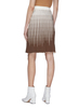 PH5 Aliz Colorblock Knit Pleated Midi Skirt - Dark Brown - Thumbnail 2