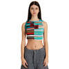 VITELLI Cosmic Patchwork Crop Top - Multicolor - Thumbnail 2
