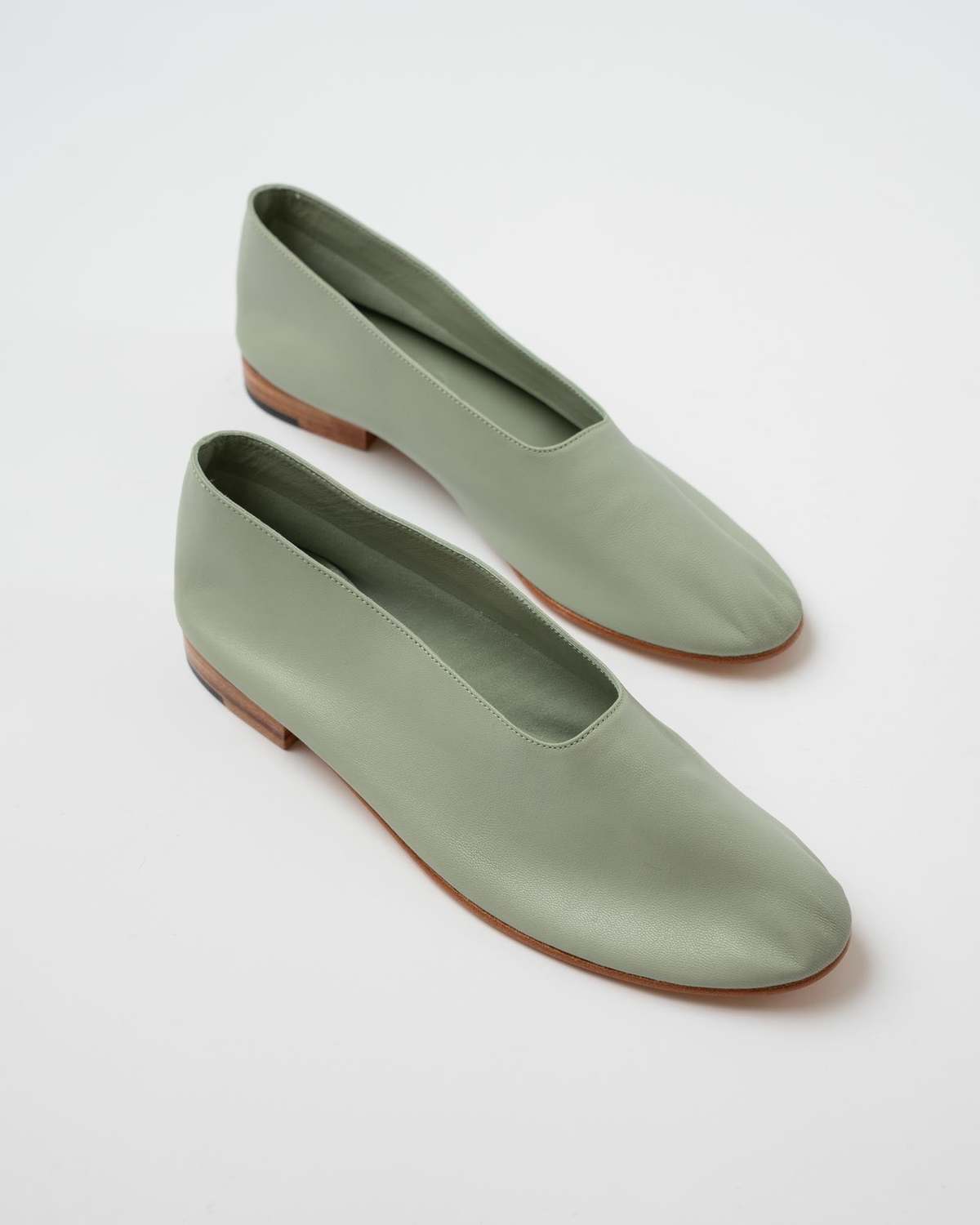 お値下げ/martiniano party flat sage size37 Martiniano Party Flat in Sage – No.6 Store