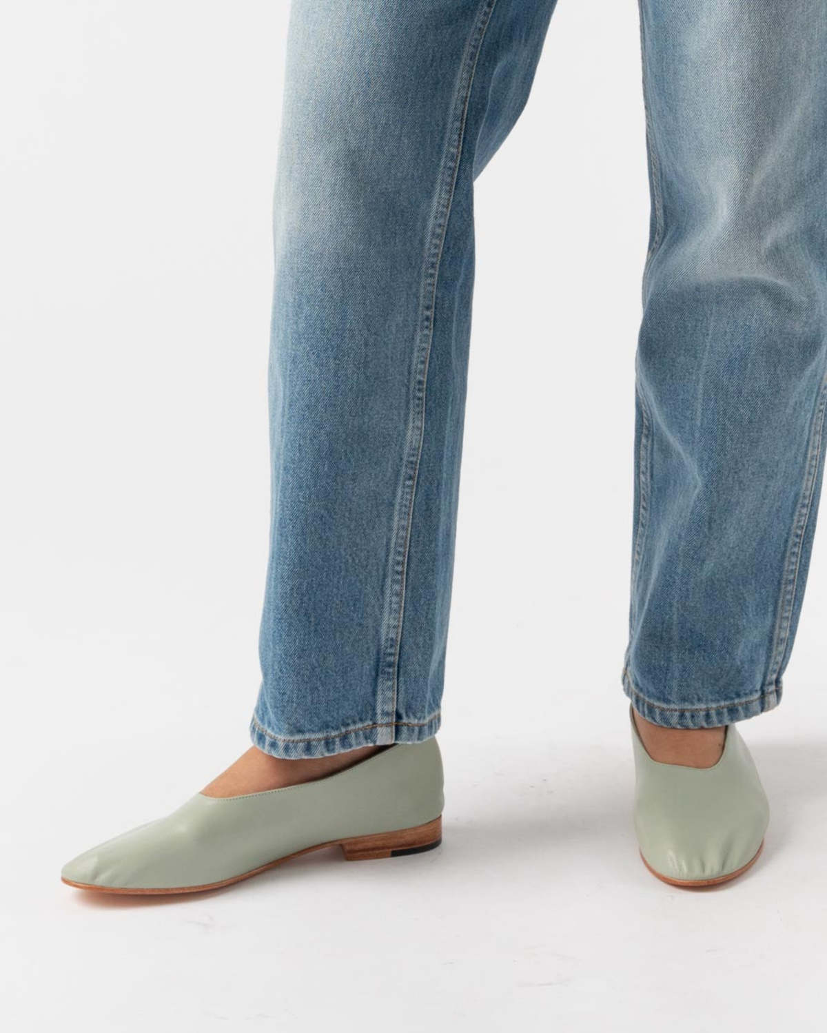 お値下げ/martiniano party flat sage size37 Martiniano Party Flat in Sage – No.6 Store