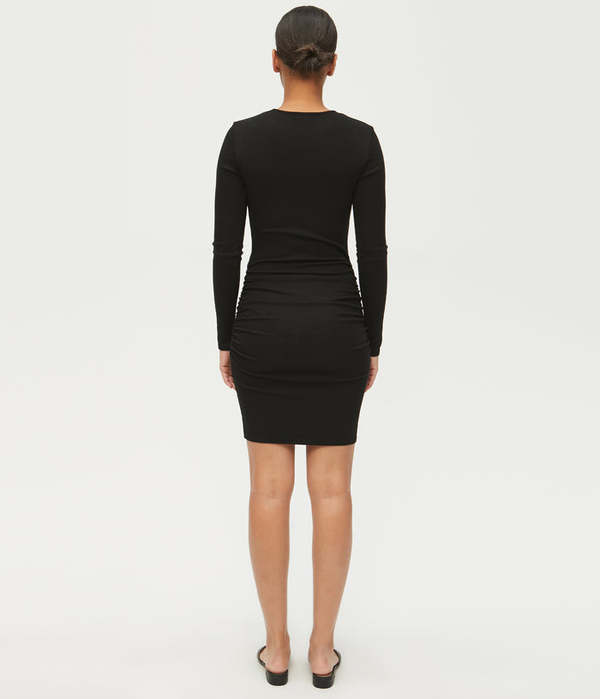 michael stars ruched mini dress Michael Stars Mona Ruched Side Mini Dress