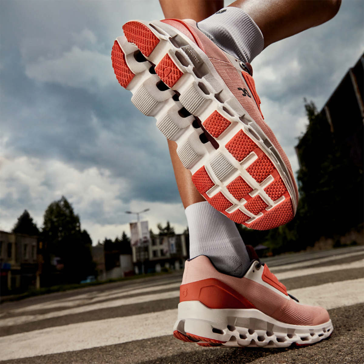 On cloud hi rose ハイカット スニーカー サイズ38(24cm) On cloud hi ハイカットスニーカー rose 24センチ