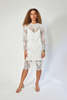 Roseanna Monza Guipure Dress - White Lace - Thumbnail 3