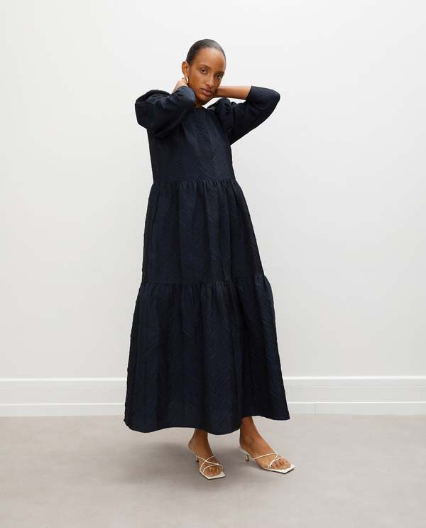 cut out summer maxi dress Black Cutout Maxi Dress